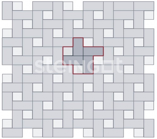 Брусчатка 200*100*40 Желтая (полный прокрас), Steingot