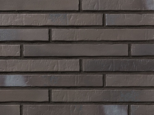 Фасадная плитка (ригель) Stroeher Glanzstucke №1, DF длинный формат 440x52x14 мм